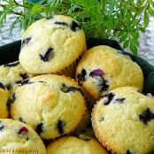 Sour Cream Blueberry Muffins