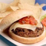 Spicy Burgers with Green Chile Mayo