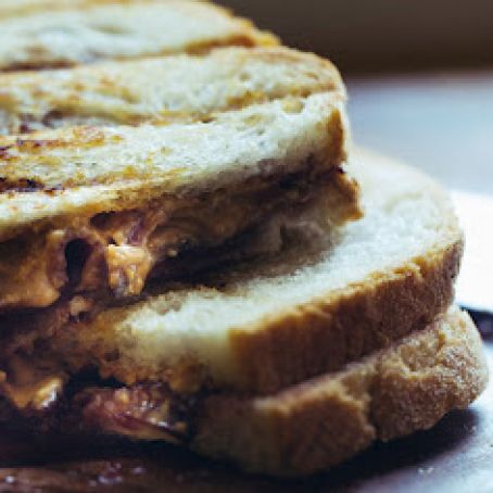 Grilled Bacon, Peanut Butter and Jelly Sandwich