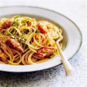 Spaghetti with Lobster & Tomatoes