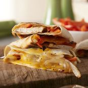 Cheesy Chicken Fajita Quesadillas