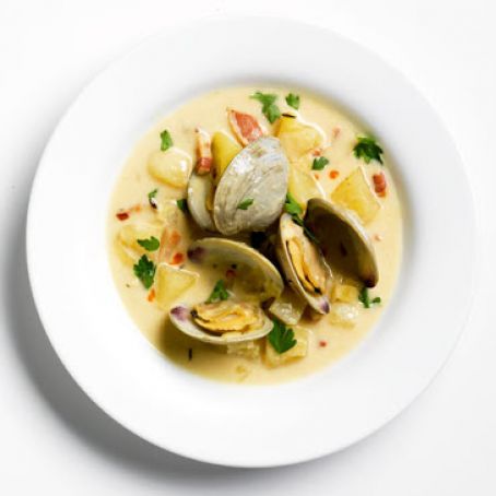 Soup: Miso Clam Chowder