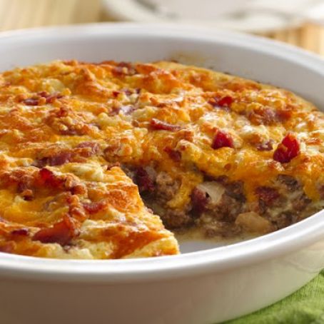 Bacon Cheeseburger Pie