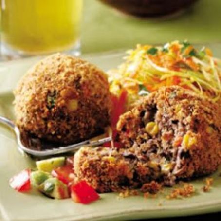 Black Bean Croquettes with Fresh Salsa (B/S)