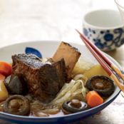 Braised Short Ribs with Daikon and Glass Noodles