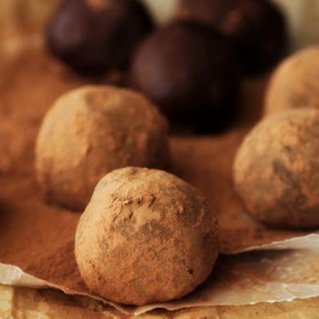 Bailey's Mint Chocolate Truffles