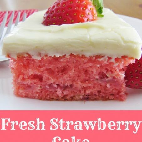 Fresh Strawberry Cake