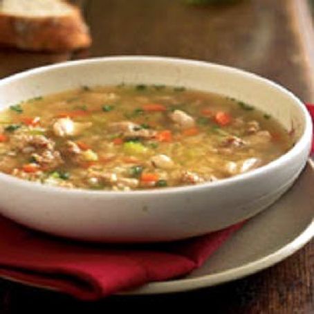 Chicken, Sausage, and Rice Soup Recipe