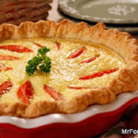 Southern Bacon Tomato Quiche