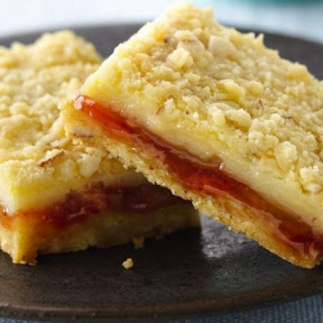 Strawberry-Filled Lemon Cream Cheese Bars