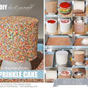 Half Baked – The Cake Blog » DIY : Rainbow Sprinkle Cake
