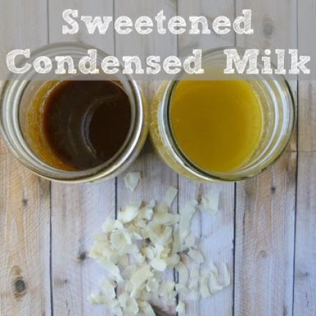 sweetened condensed milk vegan