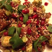 Ahi, Avocado, and Pomegranate Poke Salad