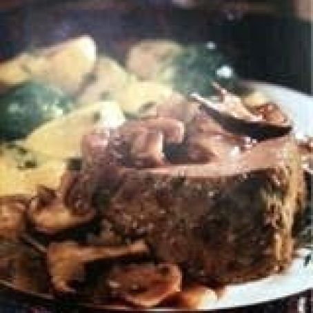 Tenderloin Deluxe with Mushroom Sauce