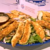 Chicken Salad - Crispy with Sugared Pecans, Pears and Blue Cheese