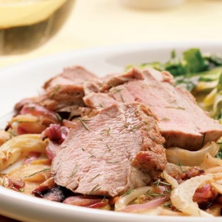 Apple and Fennel Roasted Pork Tenderloin