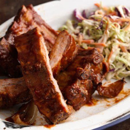 Slow-Cooker Barbecued Ribs