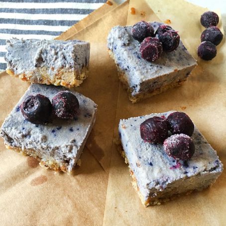 Food Babe's Blueberry Cheesecake Bars