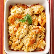 Cheesy Pasta-Stuffed Shells