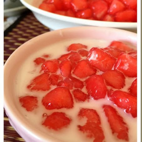 DESSERT - Thai Red Rubies Dessert