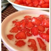 DESSERT - Thai Red Rubies Dessert