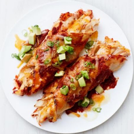 Chipotle Chicken Enchiladas