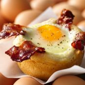 Bacon and Egg Savory Cupcakes