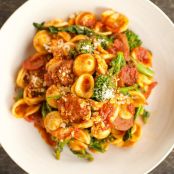 Orecchiette with Broccoli Rabe & Sausage