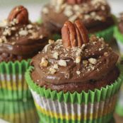 Pecan Brownie Cupcakes