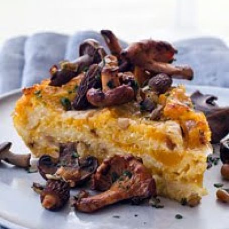 Baked Butternut SquashandCheese Polenta