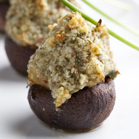 Make Ahead Stuffed Mushrooms with Homemade Bread Crumbs