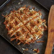 Waffled Hash Browns with Rosemary