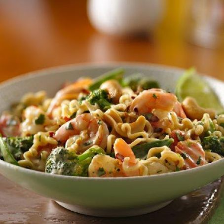 Thai Ramen Shrimp and Veggies