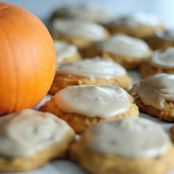 Pumpkin Cookies w/Brown Sugar Frosting (talkchowplayhouse.com)