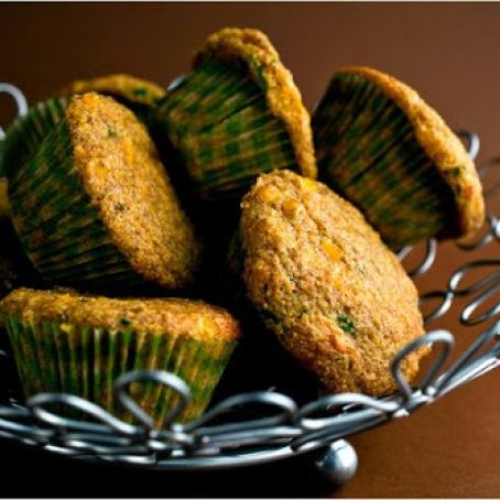 SAVORY CORNBREAD MUFFINS w/JALAPENOS