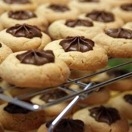 Chocolate Star Peanut Butter Cookies