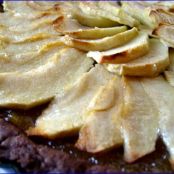 Apple Tart with Chocolate Ginger Crust