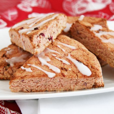 Almond Rose Petal Scones (Grain-Free)