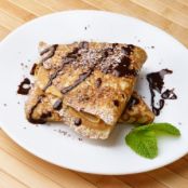 Chocolate-Caramel Nachos