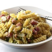 Rotini with Ham and Peas