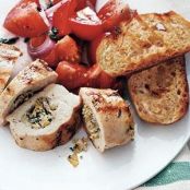 Stuffed Chicken Breasts With Tomato Salad