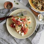 Baked Cod with Feta and Tomato
