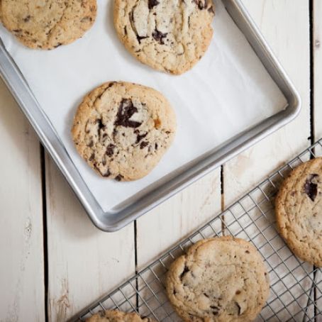 Chocolate Caramel Chocolate Chip Cookies
