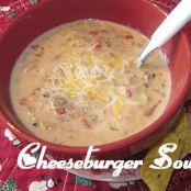 SLOW COOKER CHEESEBURGER SOUP