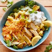 Tandoori Chicken and Cauliflower Rice Bowl