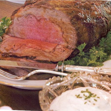 Prime Rib with Horseradish Cream