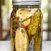 Killer Spicy Garlic Dill Pickles