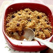 Pear and Cranberry Crisp