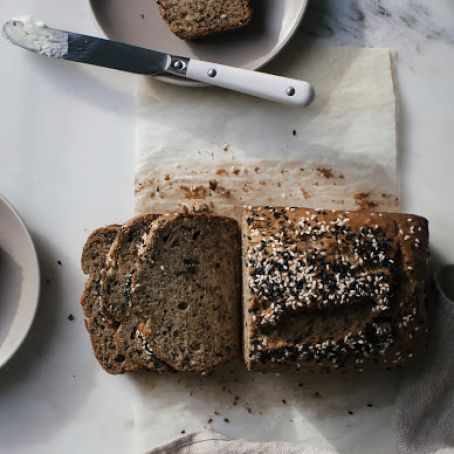 Tahini Banana Bread