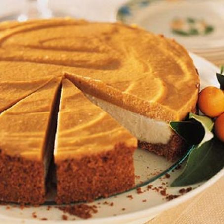 Pumpkin Chiffon Cheesecake